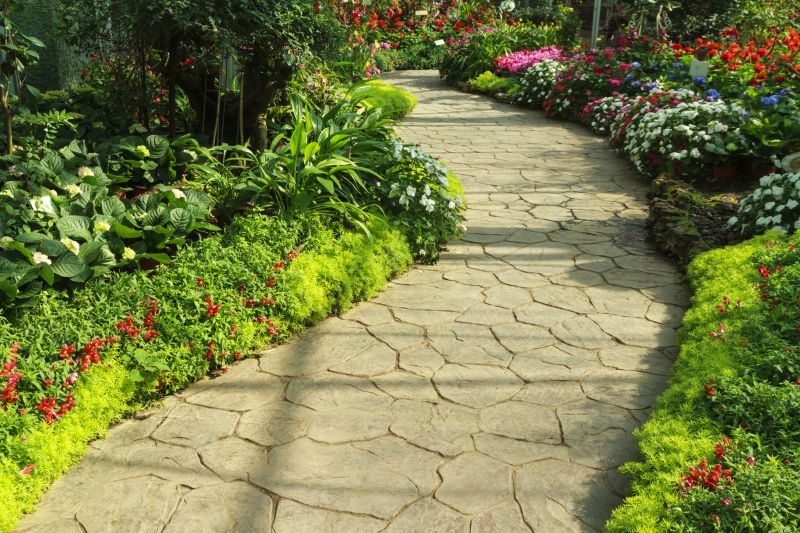 Flagstone Installation For Walkways, Patios, And Garden Paths